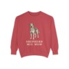 shepherd-mix-sweatshirt-mom-crimson Shepherd Mix Mom Sweatshirt, Crimson, front view