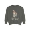 shepherd-mix-sweatshirt-mom-pepper Shepherd Mix Mom Sweatshirt, Pepper, front view