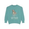 shepherd-mix-sweatshirt-mom-seafoam Shepherd Mix Mom Sweatshirt, Seafoam, front view