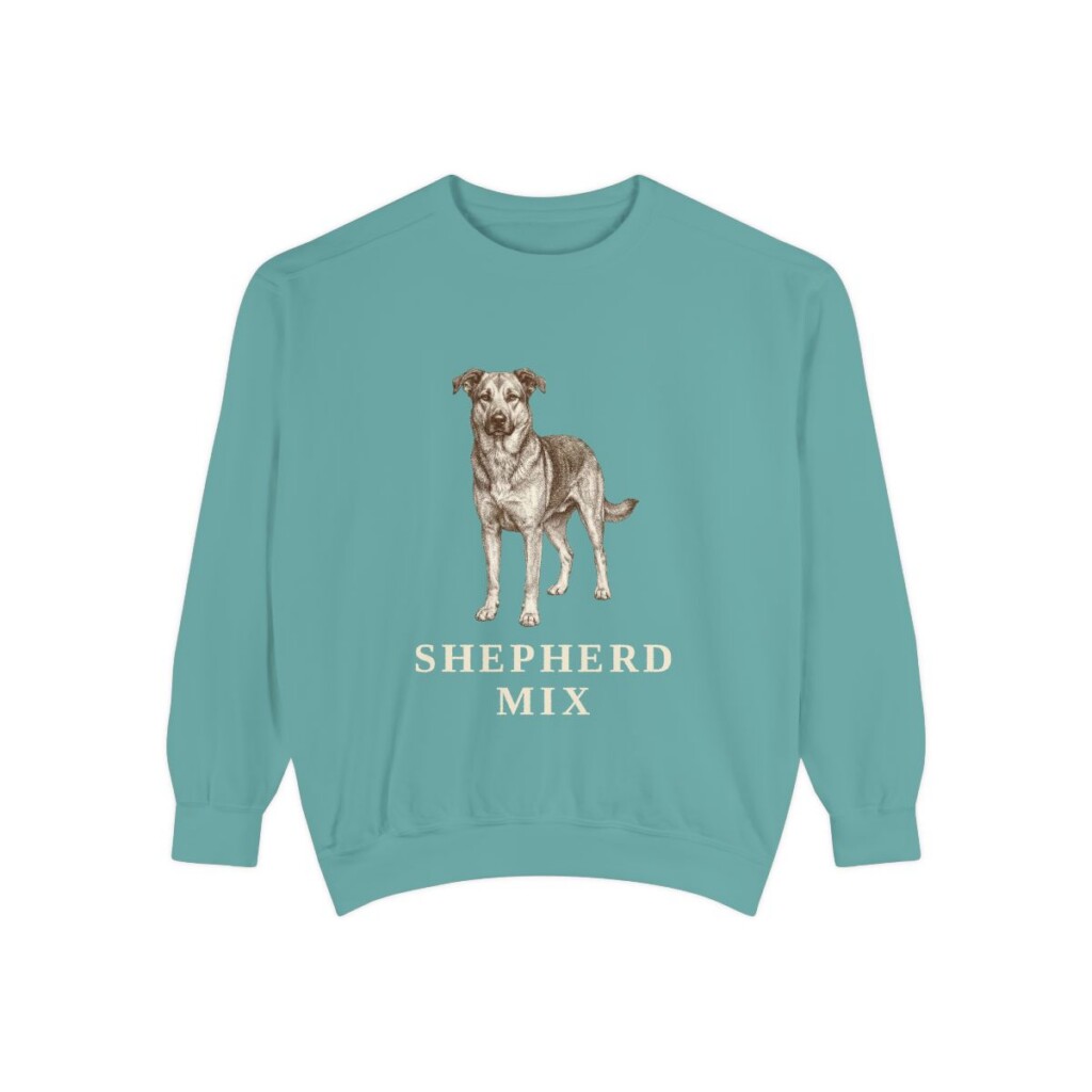 Shepherd Mix Sweatshirt, Seafoam, front view