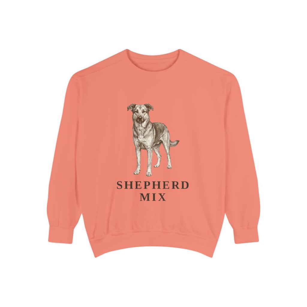 Shepherd Mix Sweatshirt, Terracotta, front view