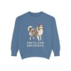 Shetland Sheepdog Sweatshirt, Blue Jean, front view