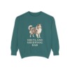 Shetland Sheepdog Dad Sweatshirt, Blue Spruce, front view