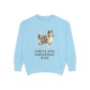 Shetland Sheepdog Dad Sweatshirt, Chambray, front view