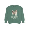 Shetland Sheepdog Dad Sweatshirt, Light Green, front view