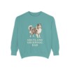 Shetland Sheepdog Dad Sweatshirt, Seafoam, front view
