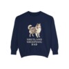 Shetland Sheepdog Dad Sweatshirt, True Navy, front view