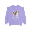 Shetland Sheepdog Dad Sweatshirt, Violet, front view