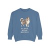 Shetland Sheepdog Humor Sweatshirt, Blue Jean, front view