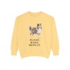 Shetland Sheepdog Humor Sweatshirt, Butter, front view