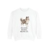 Shetland Sheepdog Humor Sweatshirt, White, front view