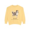 Shetland Sheepdog Latin Sweatshirt, Butter, front view