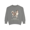 Shetland Sheepdog Latin Sweatshirt, Grey, front view