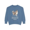 Shetland Sheepdog Mom Sweatshirt, Blue Jean, front view
