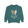 Shetland Sheepdog Mom Sweatshirt, Blue Spruce, front view