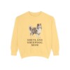 Shetland Sheepdog Mom Sweatshirt, Butter, front view