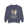 Shetland Sheepdog Mom Sweatshirt, Denim, front view