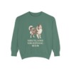 Shetland Sheepdog Mom Sweatshirt, Light Green, front view