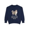 Shetland Sheepdog Mom Sweatshirt, True Navy, front view