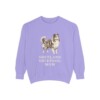 Shetland Sheepdog Mom Sweatshirt, Violet, front view