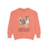 Shetland Sheepdog Sweatshirt, Terracotta, front view