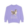 Shetland Sheepdog Sweatshirt, Violet, front view