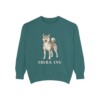 shiba-inu-sweatshirt-blue-spruce Shiba Inu Sweatshirt, Blue Spruce, front view