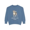 Shiba Inu Dad Sweatshirt, Blue Jean, front view