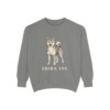 shiba-inu-sweatshirt-grey Shiba Inu Sweatshirt, Grey, front view