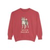 shiba-inu-sweatshirt-humor-crimson Shiba Inu Humor Sweatshirt, Crimson, front view