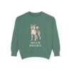 shiba-inu-sweatshirt-humor-light-green Shiba Inu Humor Sweatshirt, Light Green, front view