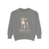 shiba-inu-sweatshirt-latin-grey-1 Shiba Inu Latin Sweatshirt, Grey, front view