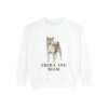 Shiba Inu Mom Sweatshirt, White, front view