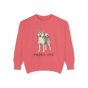 Shiba Inu Sweatshirt, Watermelon, front view