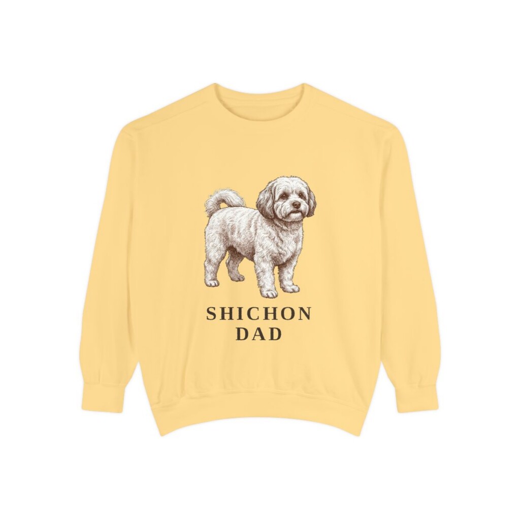 Shichon Dad Sweatshirt, Butter, front view