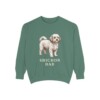 Shichon Dad Sweatshirt, Light Green, front view