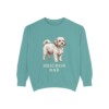 Shichon Dad Sweatshirt, Seafoam, front view