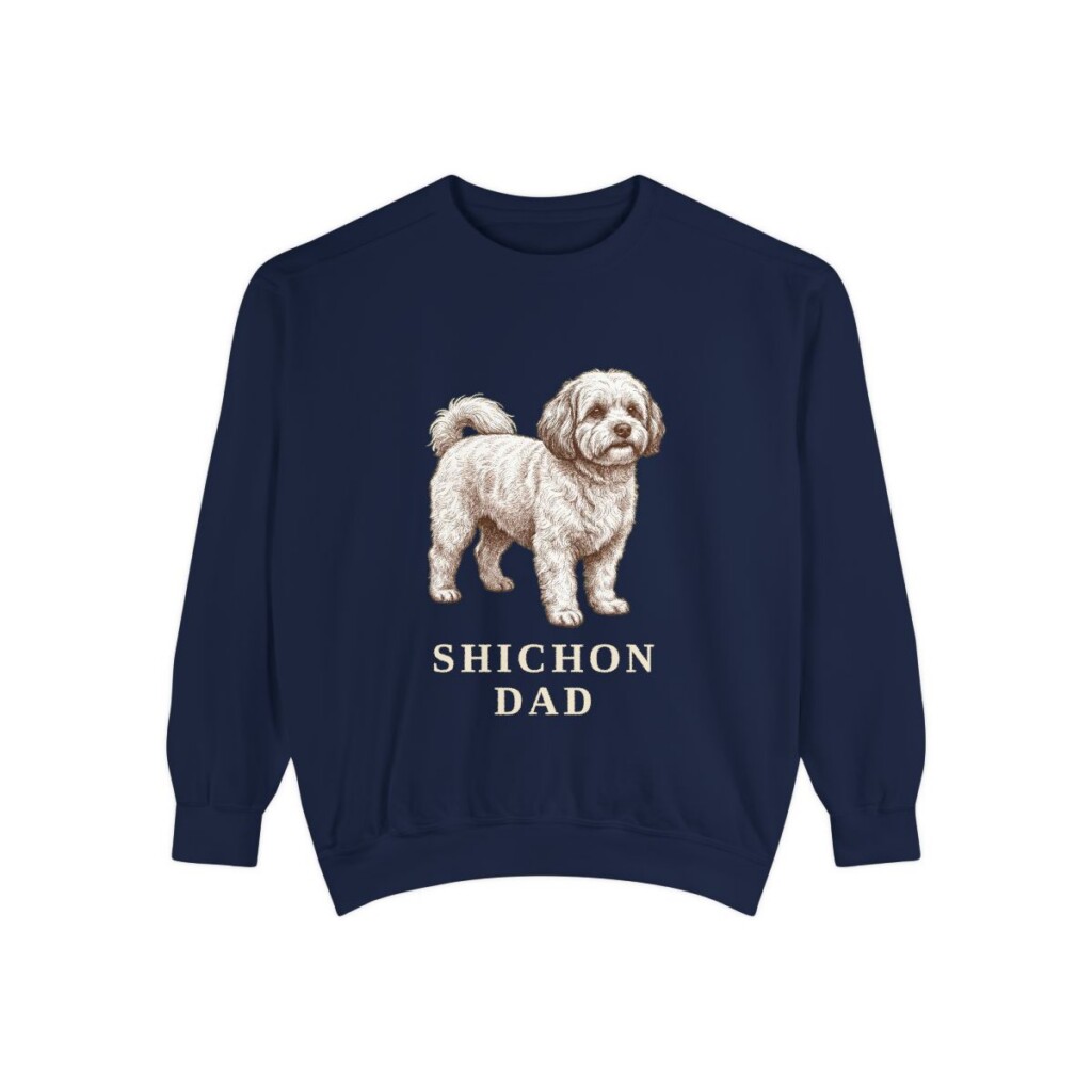 Shichon Dad Sweatshirt, True Navy, front view