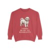 shichon-sweatshirt-humor-crimson Shichon Humor Sweatshirt, Crimson, front view