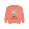 shichon-sweatshirt-humor-terracotta Shichon Humor Sweatshirt, Terracotta, front view