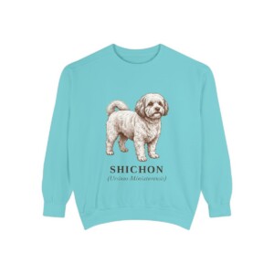 Shichon Latin Sweatshirt, Chalky Mint, front view