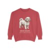 Shichon Latin Sweatshirt, Crimson, front view