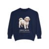 Shichon Latin Sweatshirt, True Navy, front view