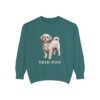Shih-Poo Sweatshirt, Blue Spruce, front view