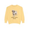shih-poo-sweatshirt-dad-butter Shih-Poo Dad Sweatshirt, Butter, front view