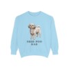shih-poo-sweatshirt-dad-chambray Shih-Poo Dad Sweatshirt, Chambray, front view
