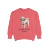 shih-poo-sweatshirt-dad-watermelon Shih-Poo Dad Sweatshirt, Watermelon, front view