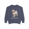 Shih-Poo Sweatshirt, Denim, front view