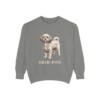 Shih-Poo Sweatshirt, Grey, front view
