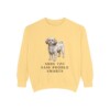 Shih-Poo Humor Sweatshirt, Butter, front view